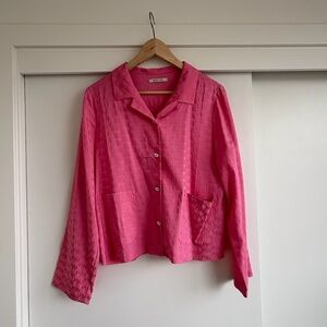 Paloma Wool Pink Button Down Shirt
